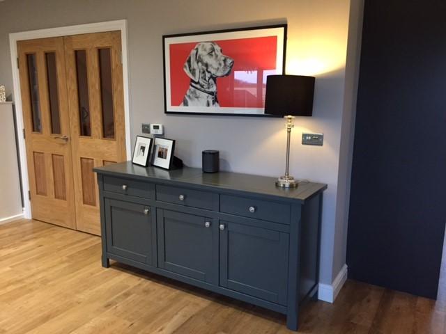 Downpipe Sideboard renewed with our furniture painting service