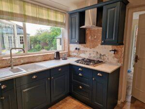 Kitchen Respray in North hykeham 3 Shaker Raised, Stiffkey Blue, North Hykeham Lincoln, Ingham