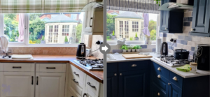 Shaker raised kitchen respray in North Hykeham by Gallant Restorations