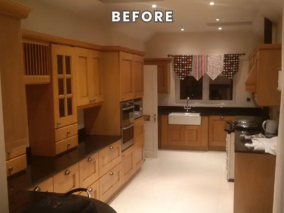 Kitchen Spraying in Grimsby Before Kitchen Spraying in Grimsby Before