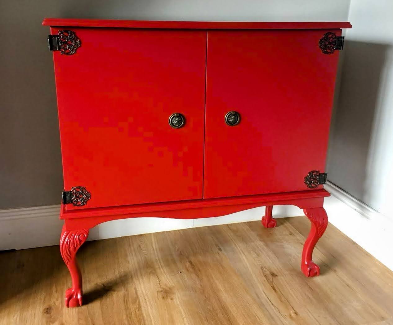 Chinese Red Cabinets